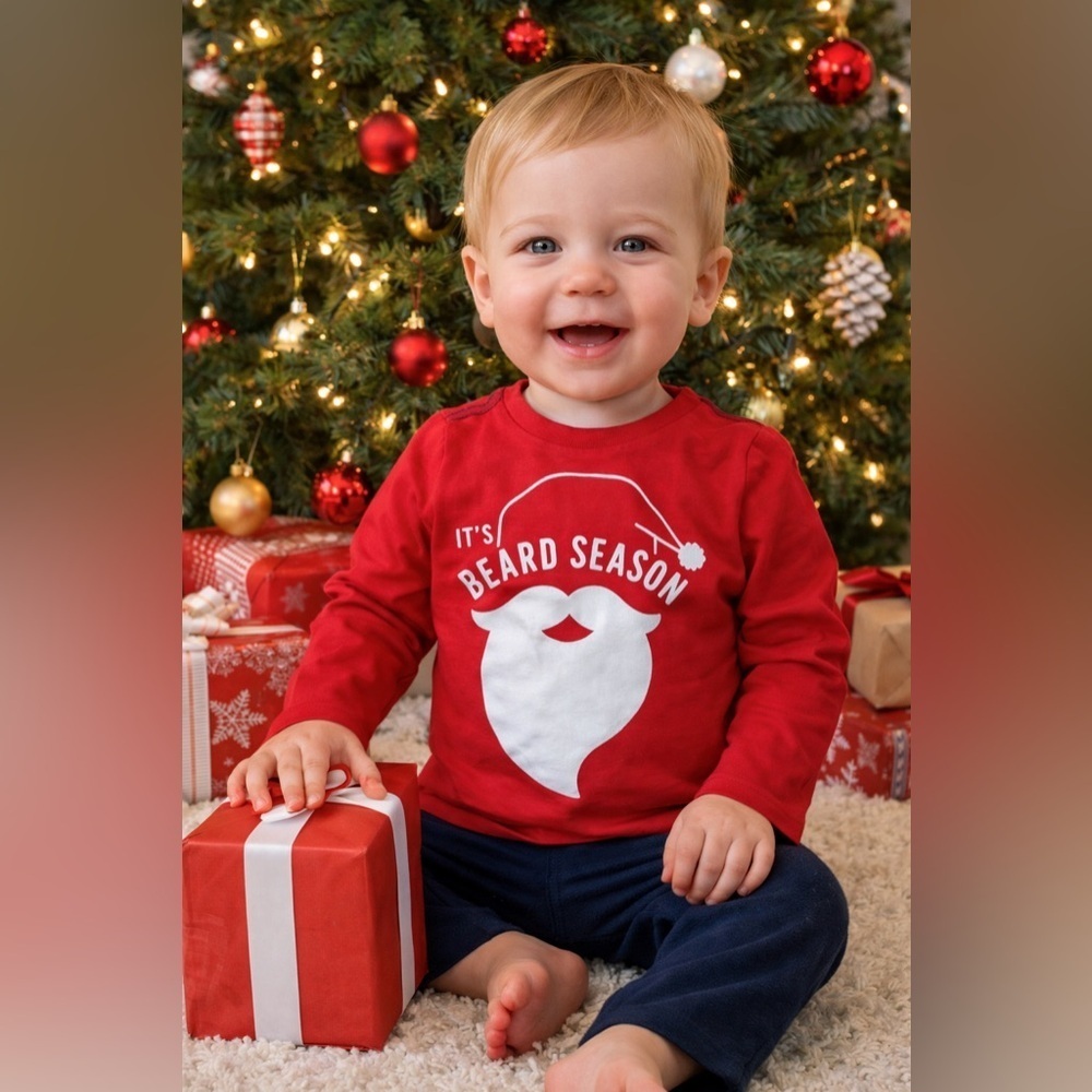 Santa print Shirt